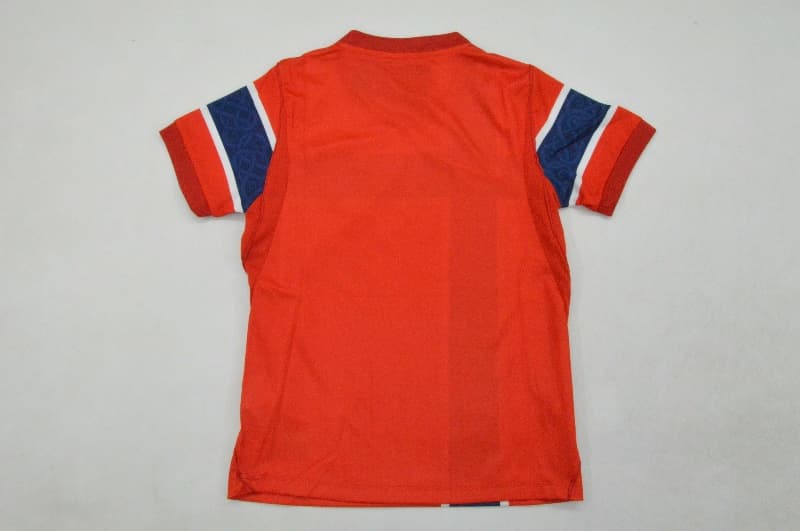 2026 Norway World Cup Home Kids Soccer Jersey And Shorts