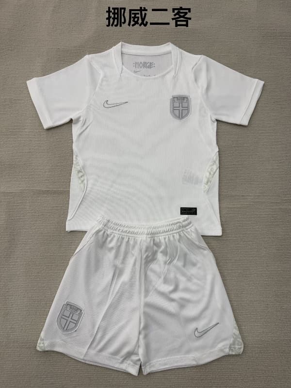 2026 Norway World Cup Third Kids Soccer Jersey And Shorts