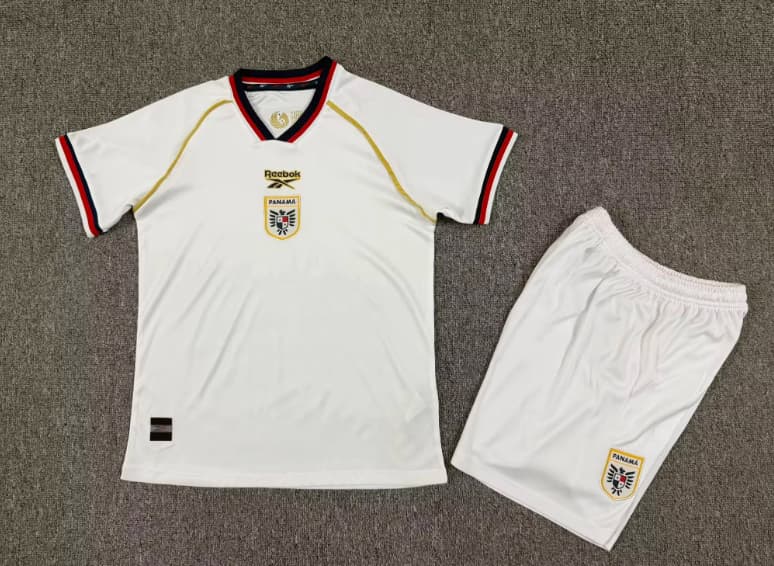 2026 Panama World Cup Away Kids Soccer Jersey And Shorts