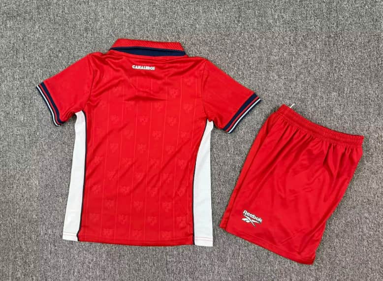 2026 Panama World Cup Home Kids Soccer Jersey And Shorts