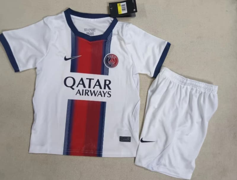 26/27 Paris St Germain Away Kids Soccer Jersey And Shorts (Leaked) 26/27 Paris St Germain Away Kids Soccer Jersey And Shorts (Leaked)