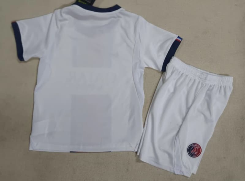 26/27 Paris St Germain Away Kids Soccer Jersey And Shorts (Leaked)