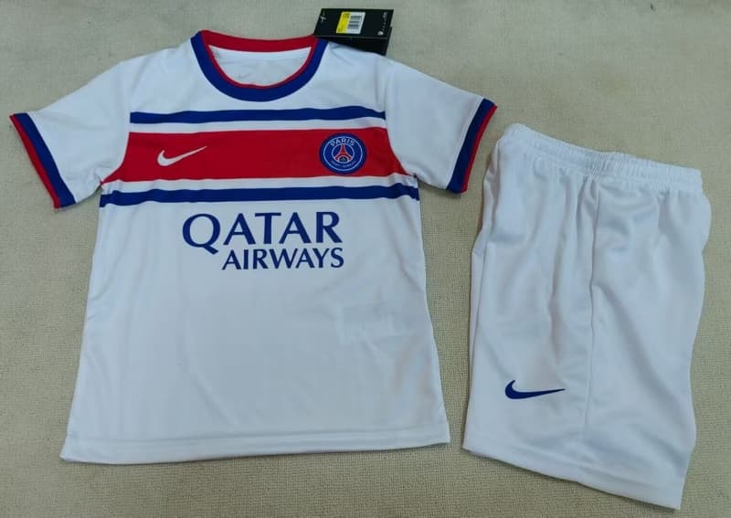 26/27 Paris St Germain Training Kids Soccer Jersey And Shorts