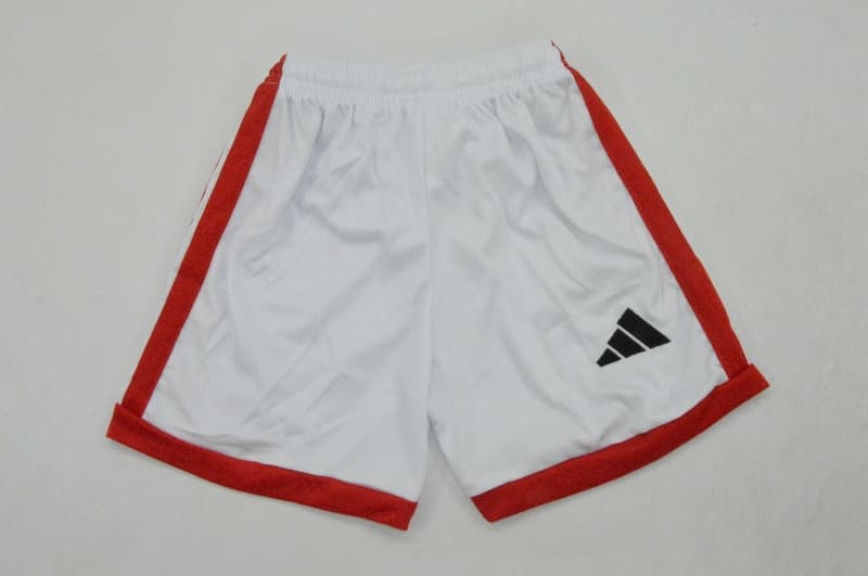 2026 Peru Home Kids Soccer Jersey And Shorts