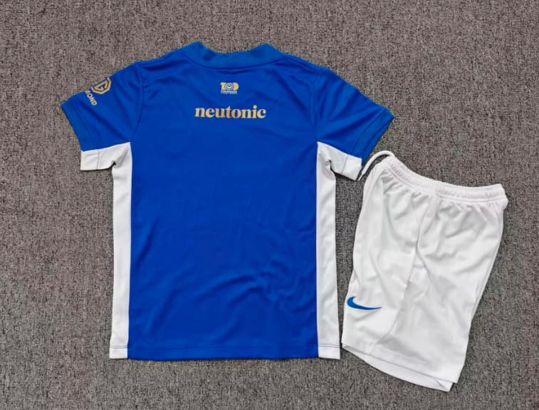 26/27 Portsmouth Home Kids Soccer Jersey And Shorts