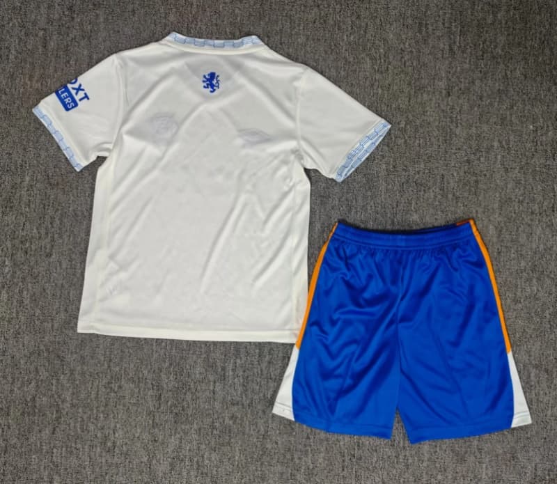 26/27 Rangers Away Kids Soccer Jersey And Shorts