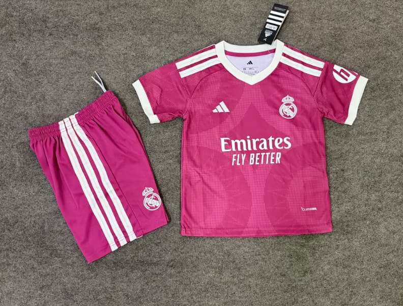 26/27 Real Madrid Third Kids Soccer Jersey And Shorts (Leaked) 26/27 Real Madrid Third Kids Soccer Jersey And Shorts (Leaked)