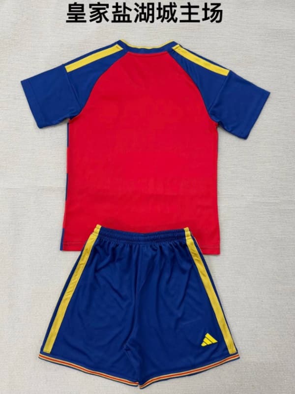 2026 Real Salt Lake Home Kids Soccer Jersey And Shorts