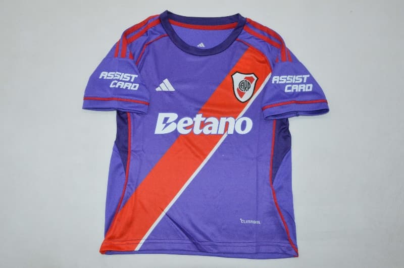 2026 River Plate Third Kids Soccer Jersey And Shorts