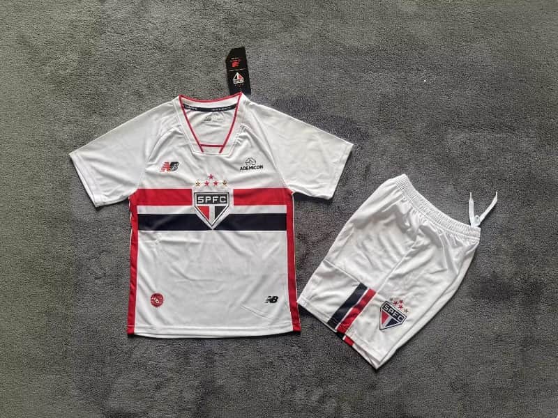 2026 Sao Paulo Away Kids Soccer Jersey And Shorts