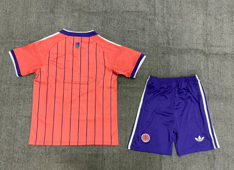 2026 Scotland Away Kids Soccer Jersey And Shorts