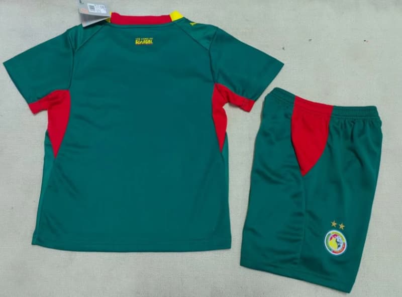 2026 Senegal World Cup Away Kids Soccer Jersey And Shorts