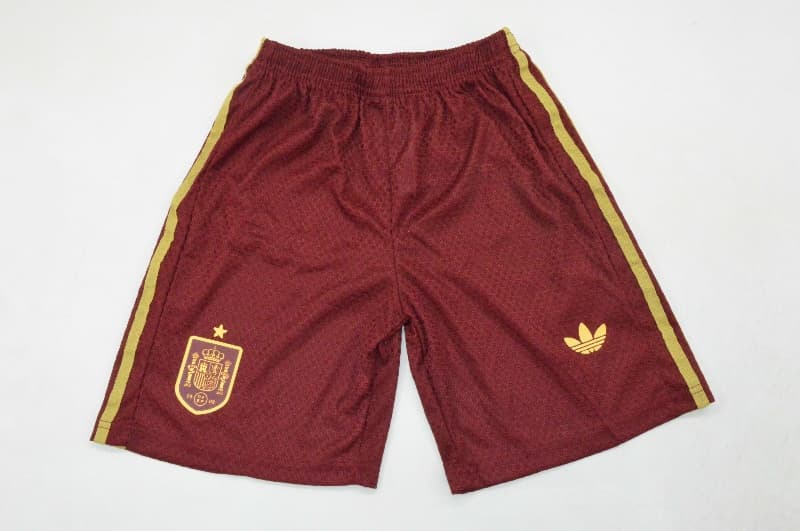 2026 Spain World Cup Away Kids Soccer Jersey And Shorts (Player)