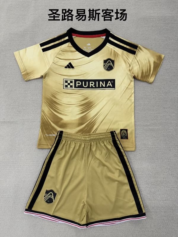 2026 St.Louis City Sc Away Kids Soccer Jersey And Shorts
