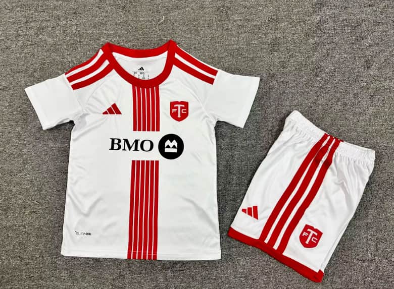 2026 Toronto FC Away Kids Soccer Jersey And Shorts
