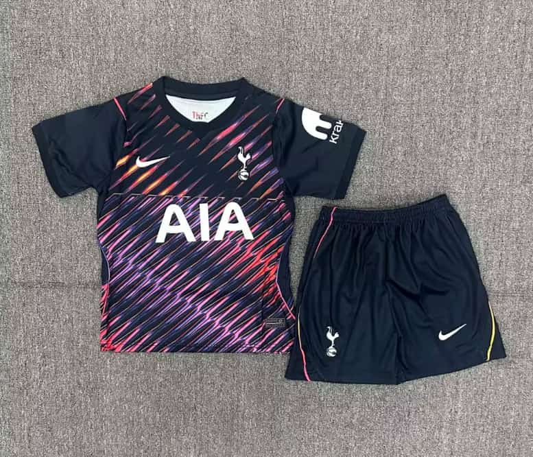 26/27 Tottenham Hotspur Away Kids Soccer Jersey And Shorts