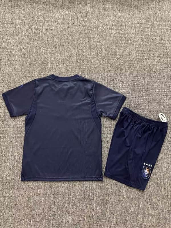 2026 Uruguay Away Kids Soccer Jersey And Shorts