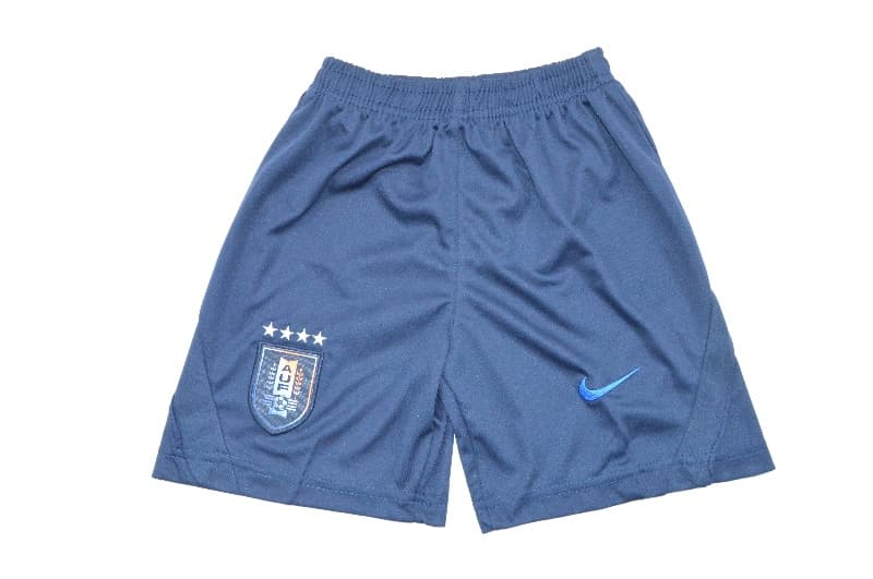 2026 Uruguay Away Kids Soccer Jersey And Shorts
