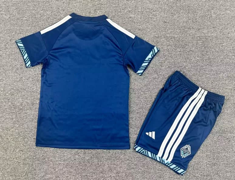 2026 Vancouver Whitecaps Away Kids Soccer Jersey And Shorts