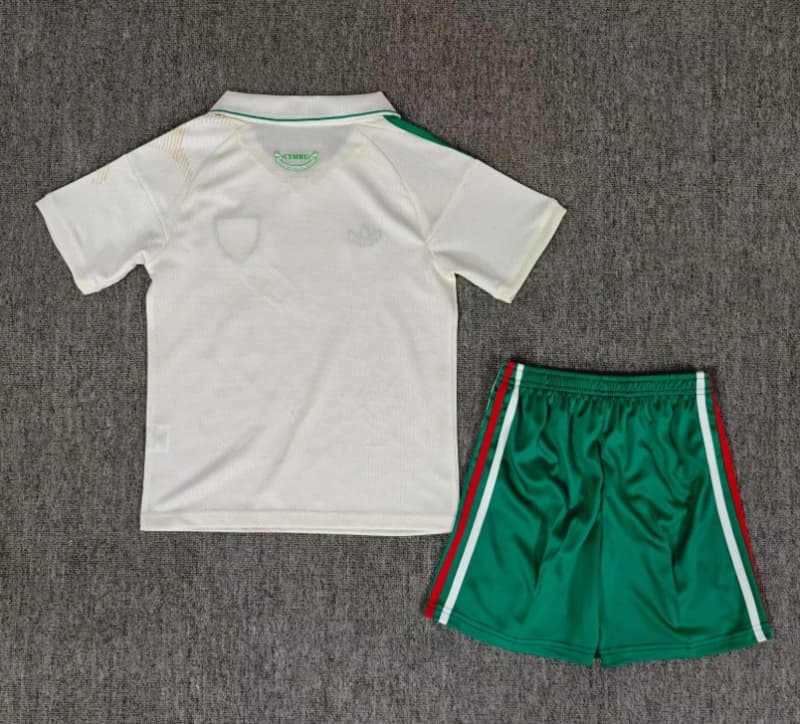 2026 Wales Away Kids Soccer Jersey And Shorts