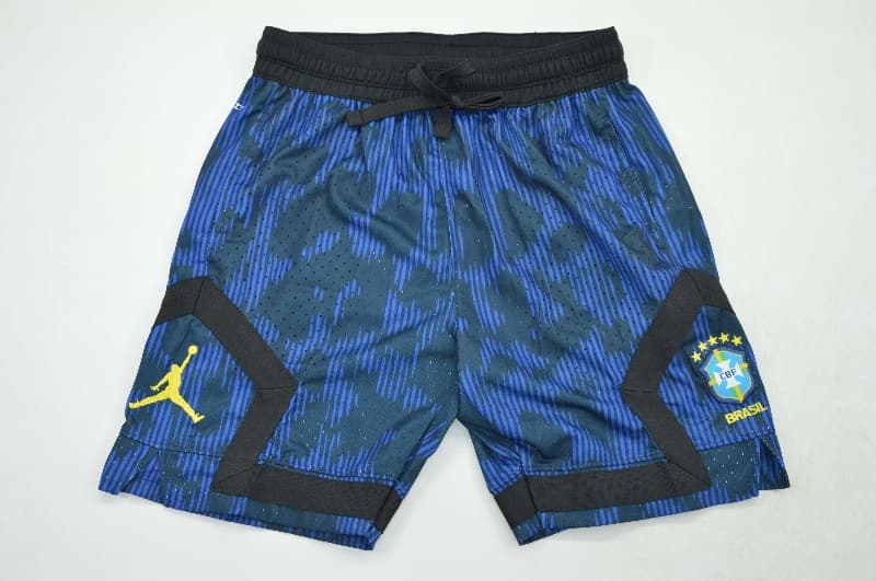 Thailand Quality(AAA) 2026 Brazil Blue Soccer Shorts