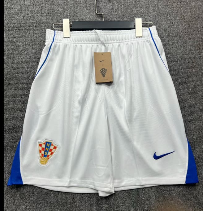Thailand Quality(AAA) 2026 Croatia Home Soccer Shorts