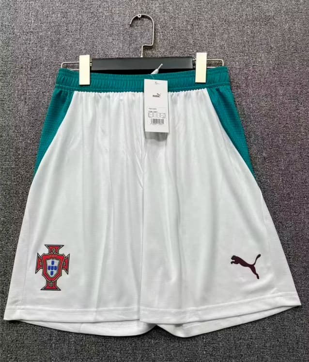 Thailand Quality(AAA) 2026 Portugal Away Soccer Shorts