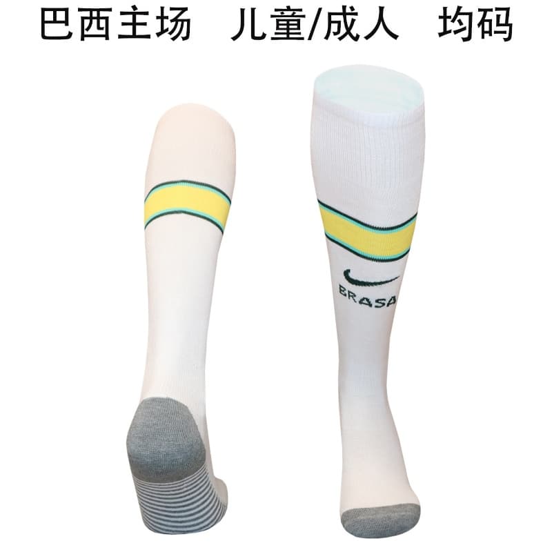 Thailand Quality(AAA) 2026 Brazil Home Soccer Socks