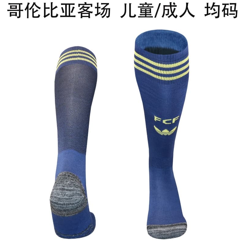 Thailand Quality(AAA) 2026 Colombia Away Soccer Socks