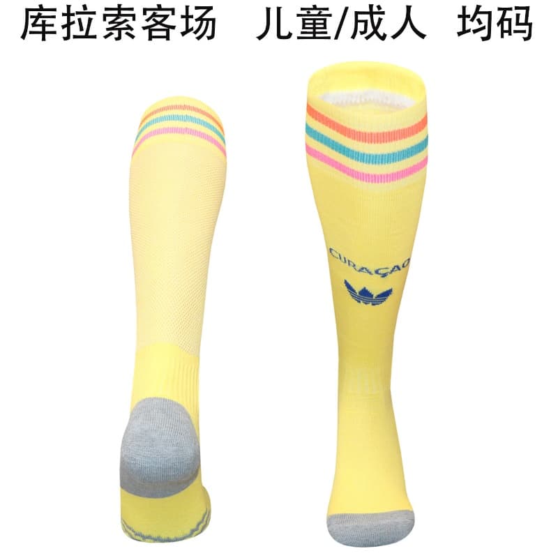 Thailand Quality(AAA) 2026 Curacao Away Soccer Socks