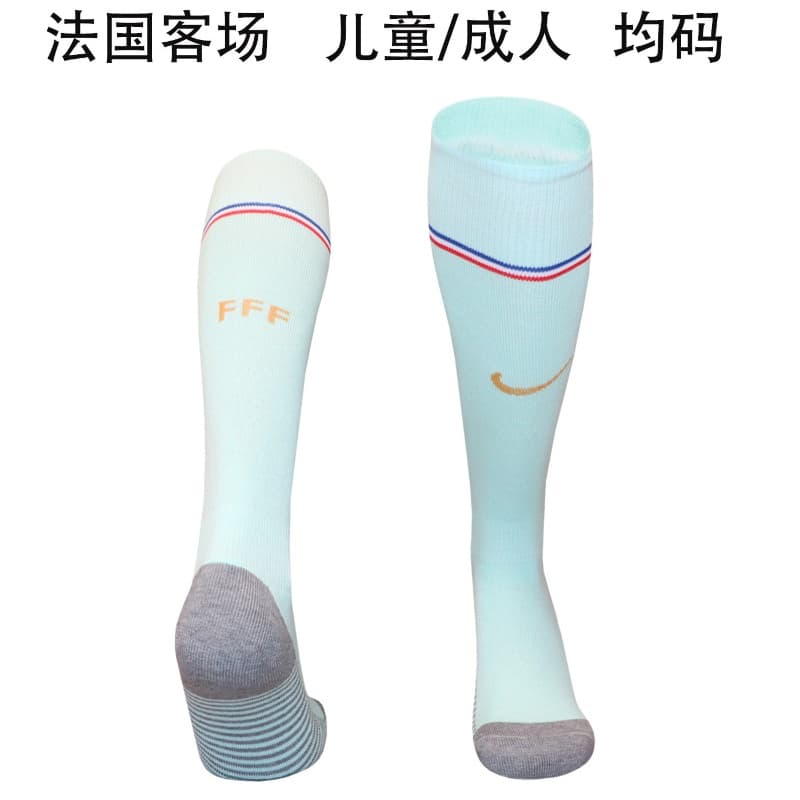 Thailand Quality(AAA) 2026 France Away Soccer Socks