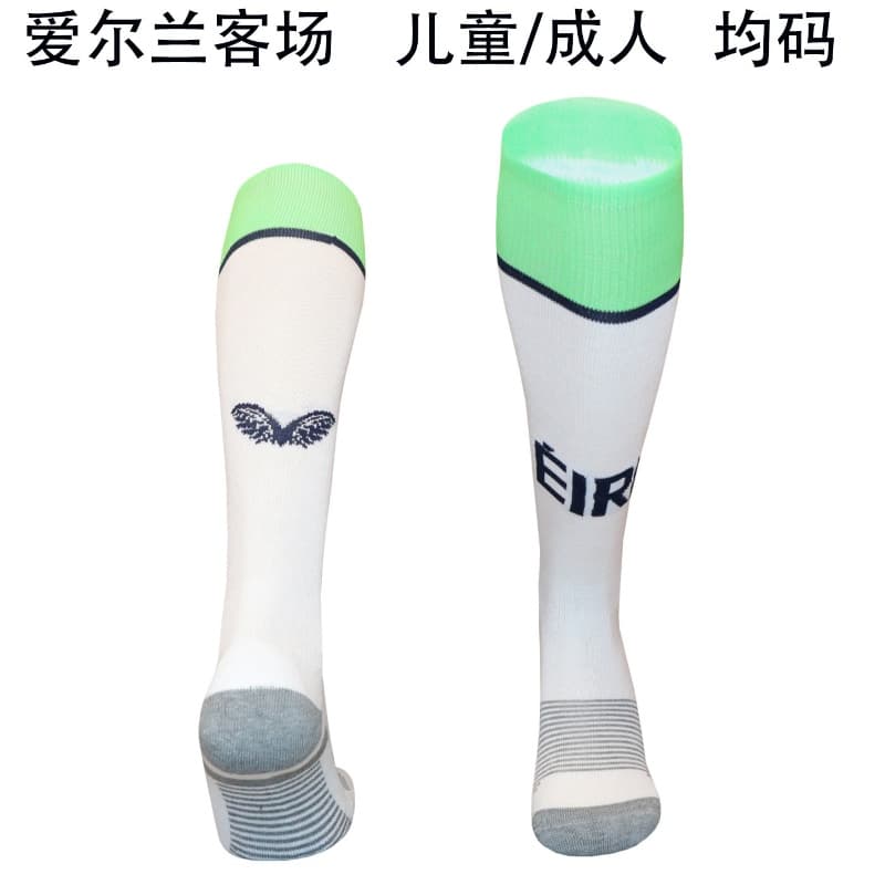 Thailand Quality(AAA) 2026 Ireland Away Soccer Socks