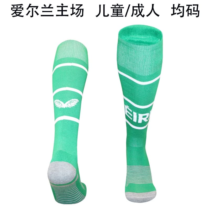 Thailand Quality(AAA) 2026 Ireland Home Soccer Socks
