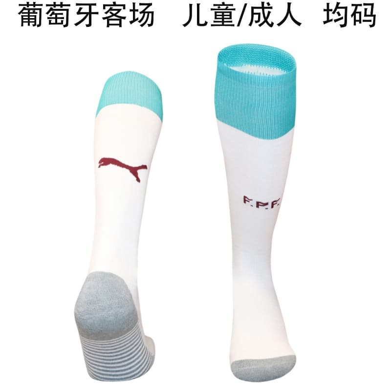 Thailand Quality(AAA) 2026 Portugal Away Soccer Socks