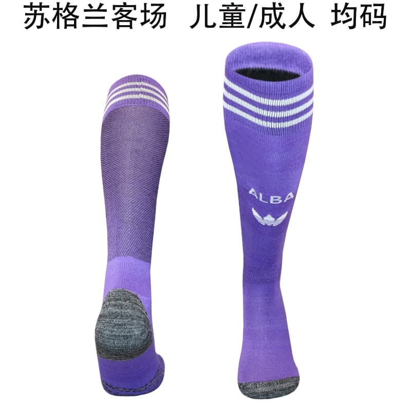 Thailand Quality(AAA) 2026 Scotland Away Soccer Socks