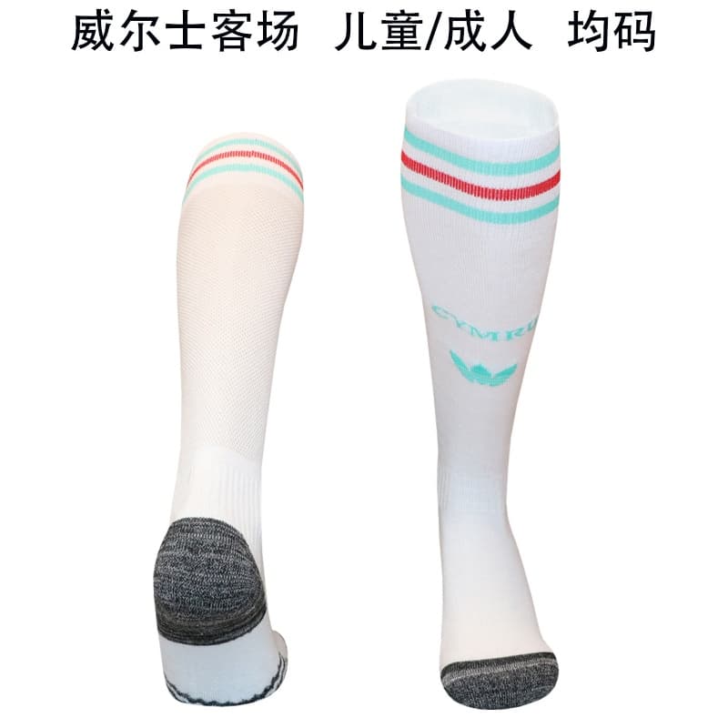Thailand Quality(AAA) 2026 Wales Away Soccer Socks