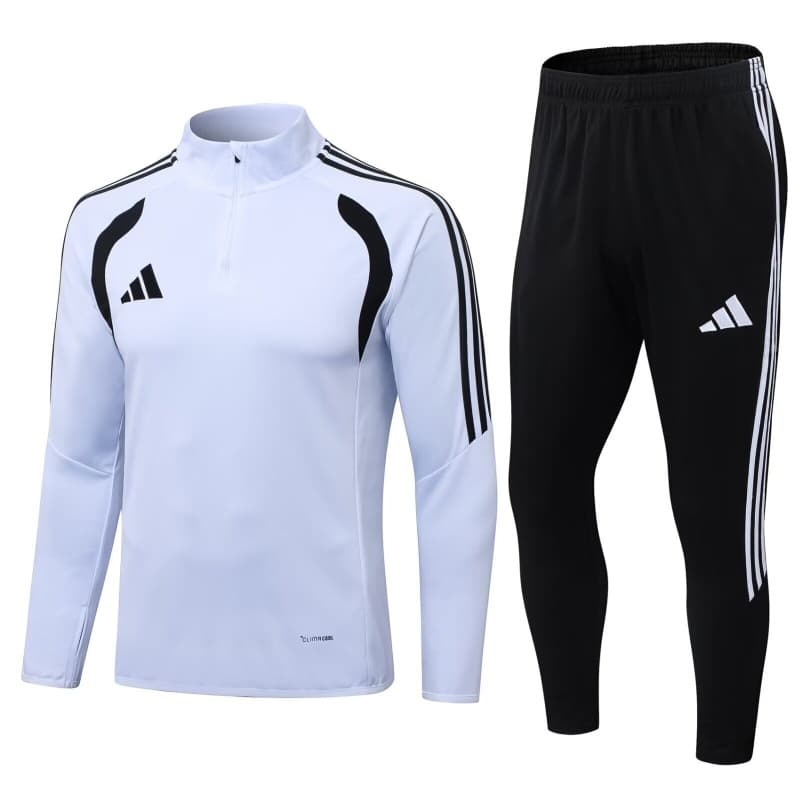 Thailand Quality(AAA) 2026 Adidas White Soccer Tracksuit