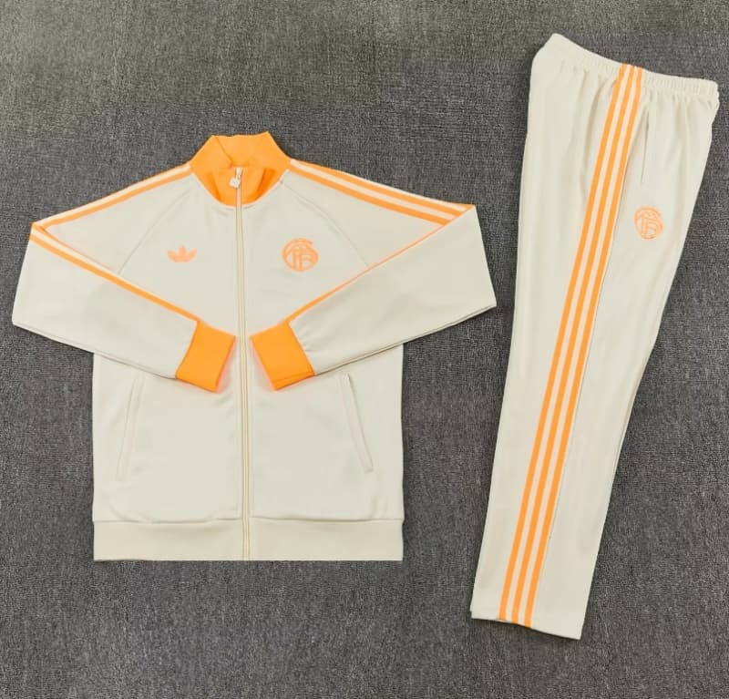 Thailand Quality(AAA) 26/27 Bayern Munich Cream Soccer Tracksuit Thailand Quality(AAA) 26/27 Bayern Munich Cream Soccer Tracksuit