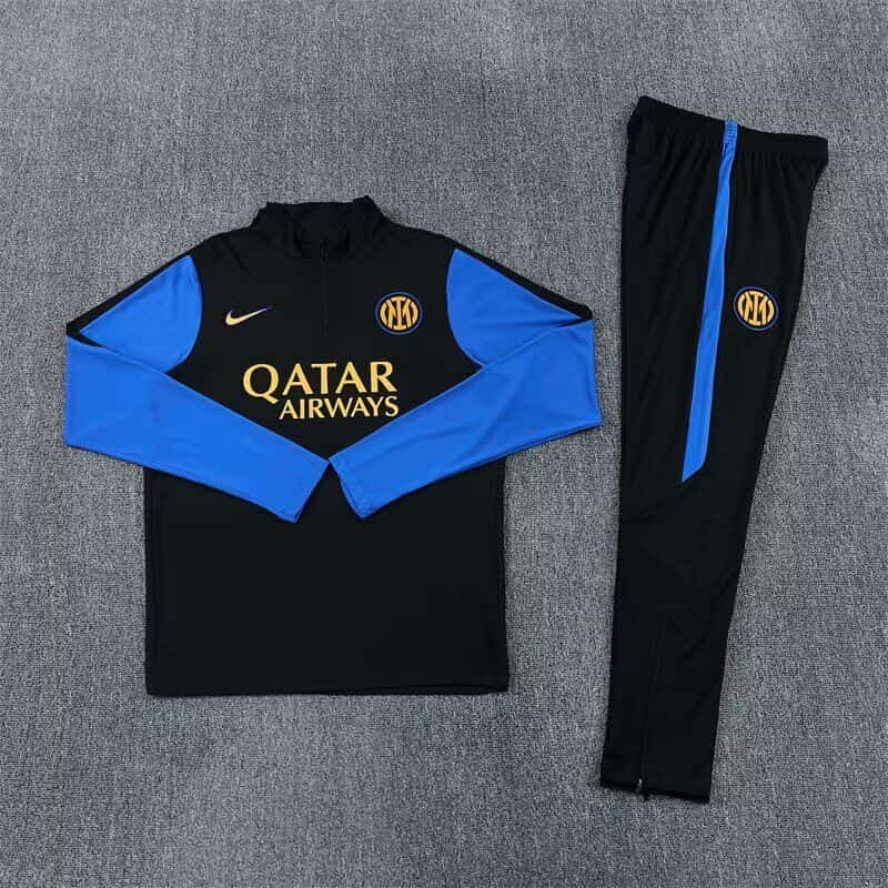 Thailand Quality(AAA) 26/27 Inter Milan Black Soccer Tracksuit 02 Thailand Quality(AAA) 26/27 Inter Milan Black Soccer Tracksuit 02