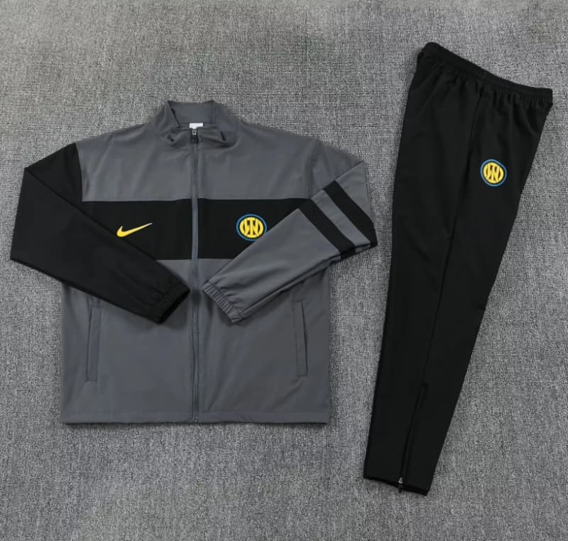 Thailand Quality(AAA) 26/27 Inter Milan Grey Soccer Tracksuit Thailand Quality(AAA) 26/27 Inter Milan Grey Soccer Tracksuit