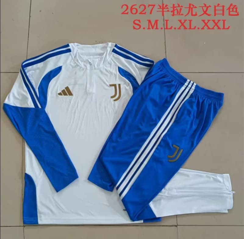 Thailand Quality(AAA) 26/27 Juventus White Soccer Tracksuit Thailand Quality(AAA) 26/27 Juventus White Soccer Tracksuit