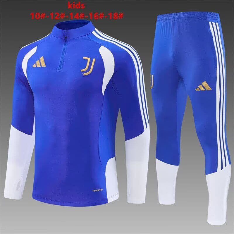 Kids - Thailand Quality(AAA) 26/27 Juventus Blue Soccer Tracksuit Kids - Thailand Quality(AAA) 26/27 Juventus Blue Soccer Tracksuit