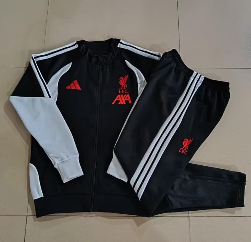 Thailand Quality(AAA) 26/27 Liverpool Black Soccer Tracksuit Thailand Quality(AAA) 26/27 Liverpool Black Soccer Tracksuit
