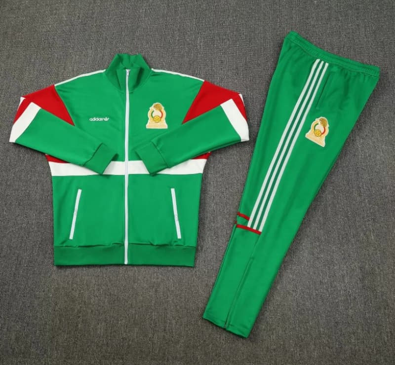 Thailand Quality(AAA) 2026 Mexico Green Soccer Tracksuit