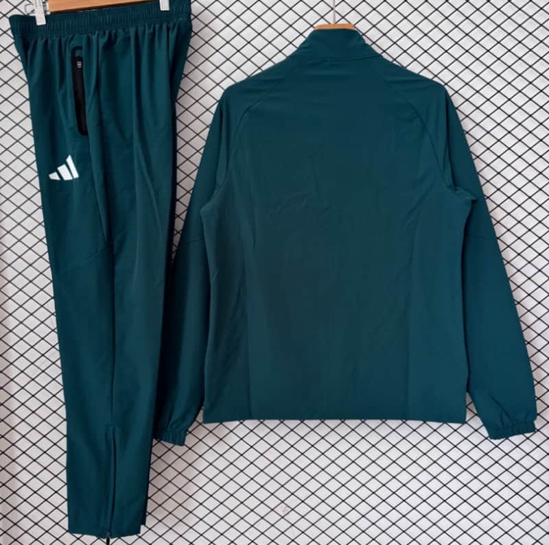 Thailand Quality(AAA) 2026 Mexico Green Soccer Tracksuit 02