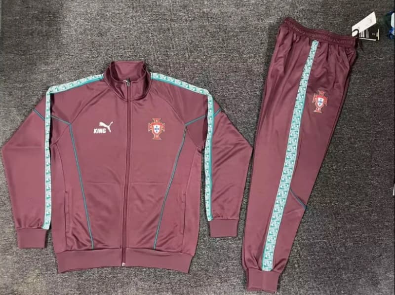 Thailand Quality(AAA) 2026 Portugal Red Soccer Tracksuit Thailand Quality(AAA) 2026 Portugal Red Soccer Tracksuit