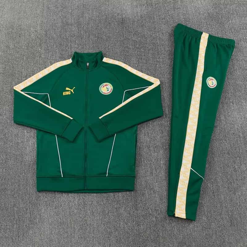 Thailand Quality(AAA) 2026 Senegal Green Soccer Tracksuit 04 Thailand Quality(AAA) 2026 Senegal Green Soccer Tracksuit 04