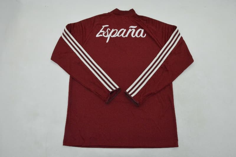 Thailand Quality(AAA) 2026 Spain Red Soccer Tracksuit 04