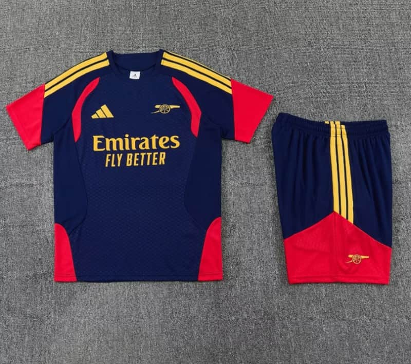 Thailand Quality(AAA) 26/27 Arsenal Dark Blue Soccer Training Sets Thailand Quality(AAA) 26/27 Arsenal Dark Blue Soccer Training Sets