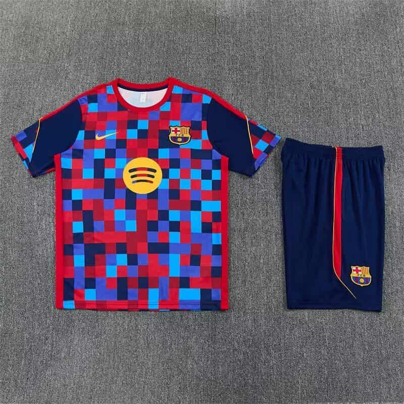 Thailand Quality(AAA) 26/27 Barcelona Blue Red Soccer Training Sets
